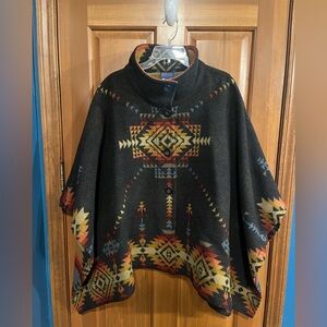 Pendleton reversible poncho